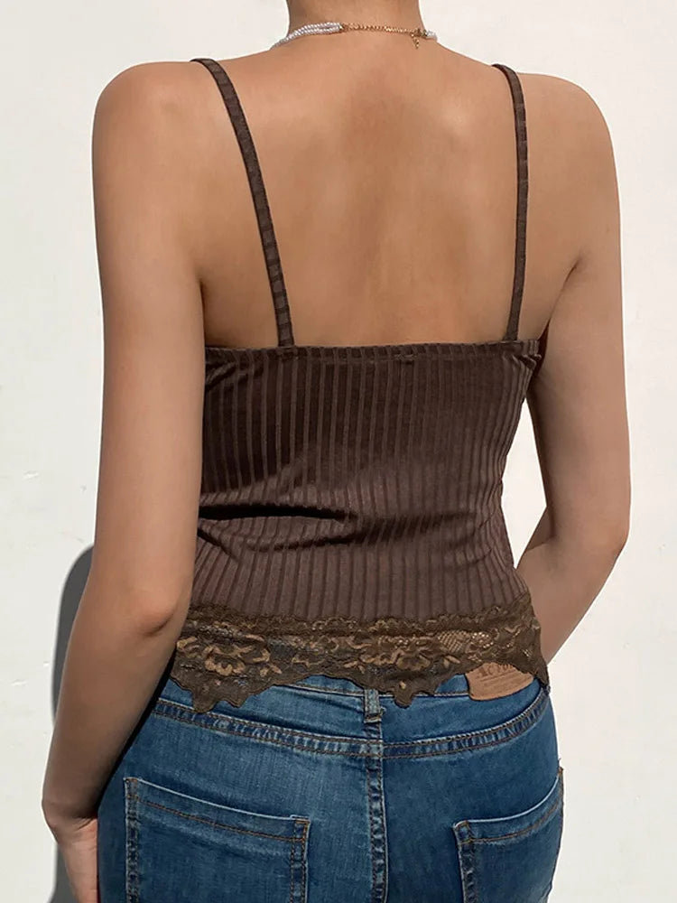 Gothic Basic Grunge Lace Top