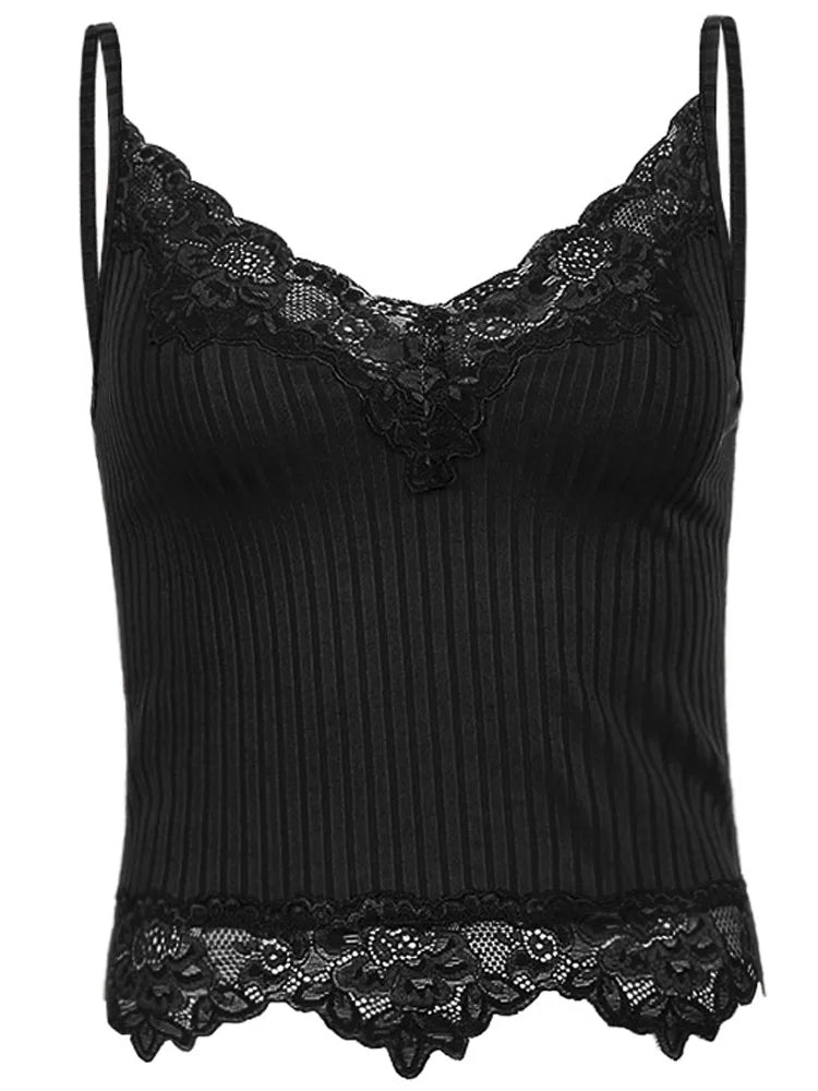Gothic Basic Grunge Lace Top